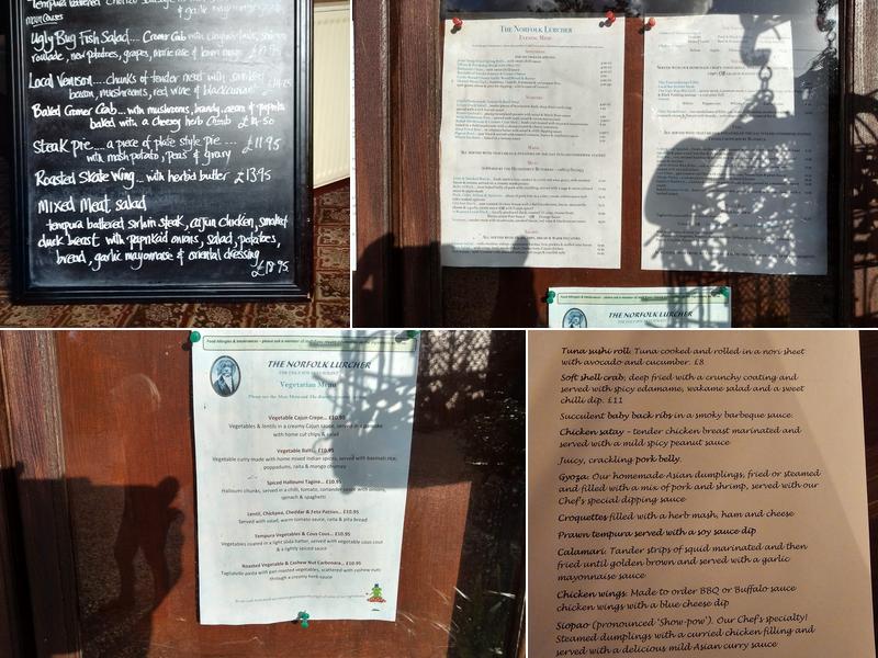 Norfolk Lurcher Colton Menu