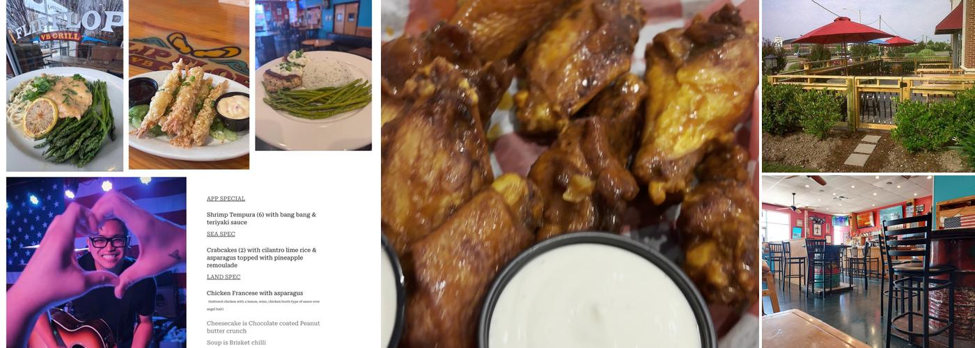 Flip Flops VB Grill Menu