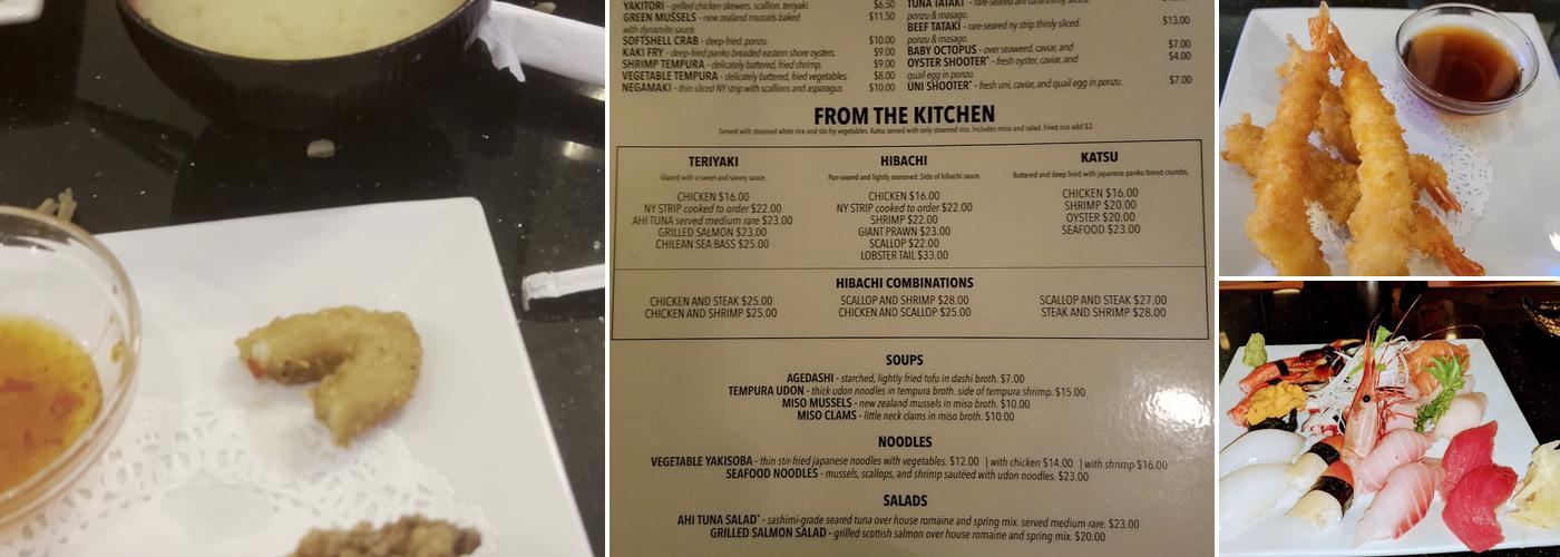 Soya Sushi Bar & Bistro Menu