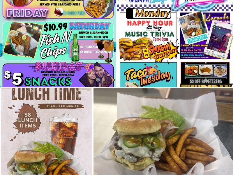 Starz Restaurant & Lounge Menu