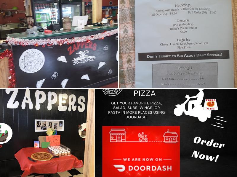 Zappers Menu