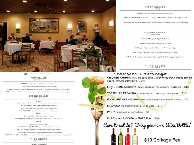 La Bella Italia Laskin Menu