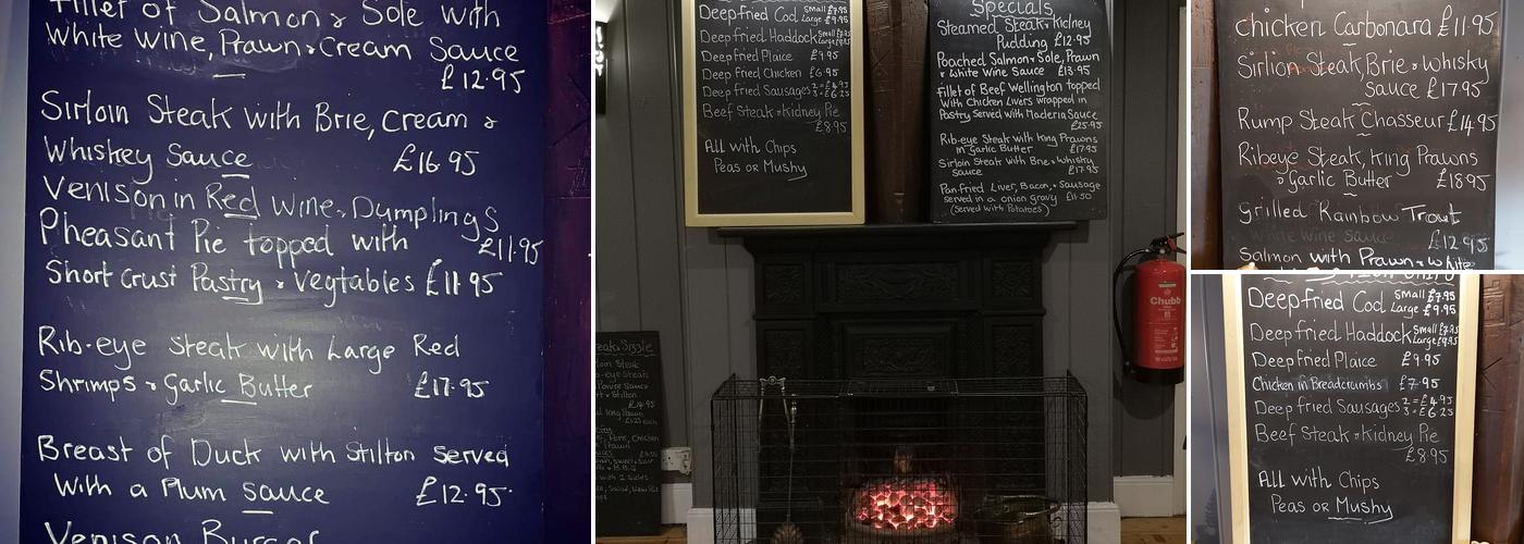 The Jolly Farmers Menu