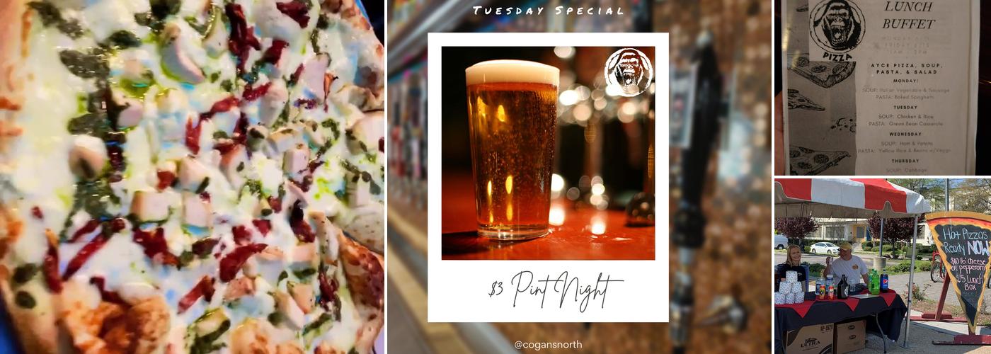 Cogans Pizza North Menu