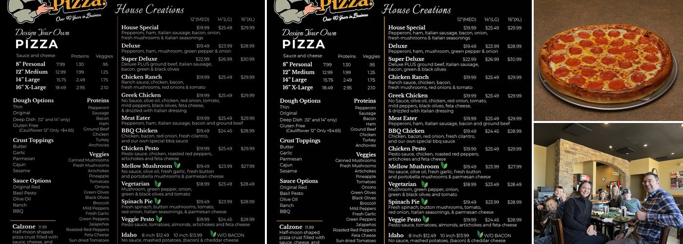 That'sa Pizza: Hammond Rd Menu