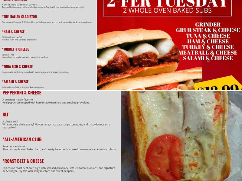 Zero's Subs Menu