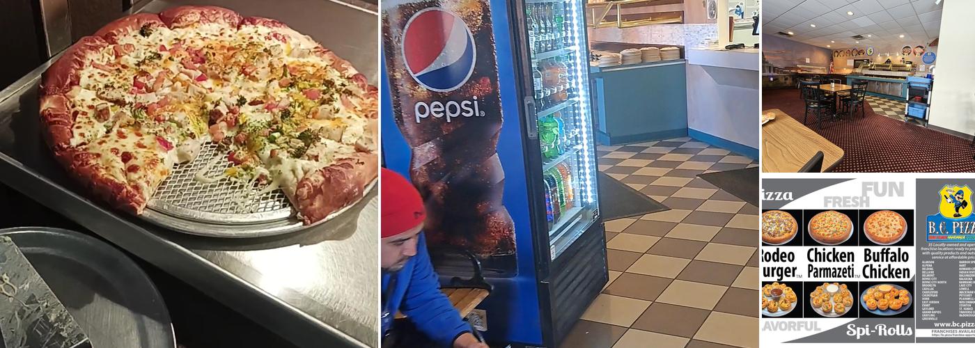 B.C. Pizza Menu