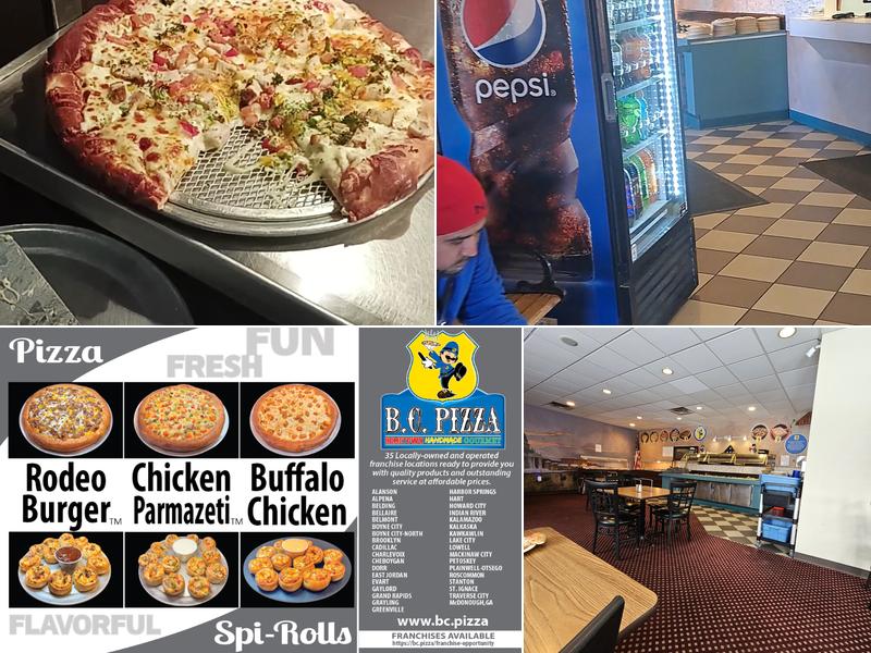 B.C. Pizza Menu