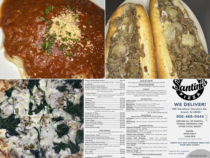 Santini's II Pizzeria Menu