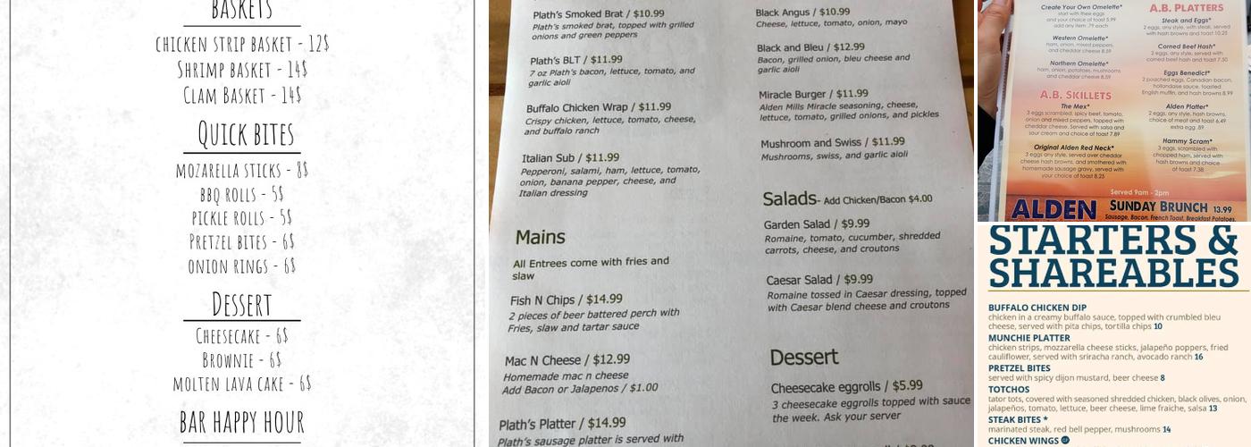 Torch Lake Beer Company Menu