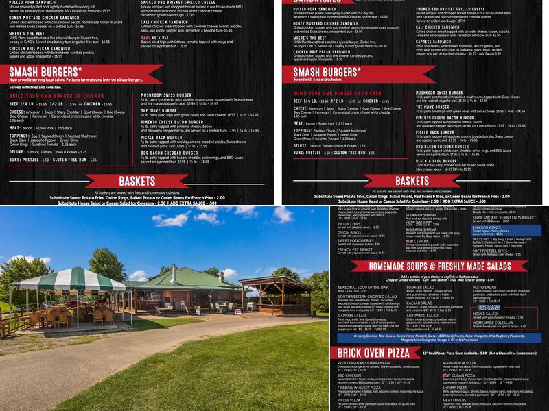 The Nest At The Chief Golf Course Menu