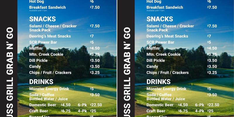 Chipper's Pub Menu