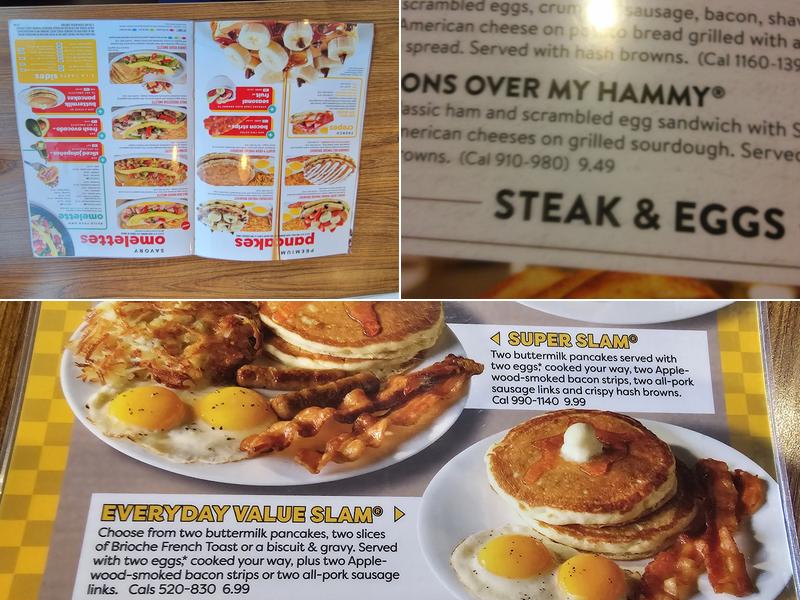 Denny's Menu