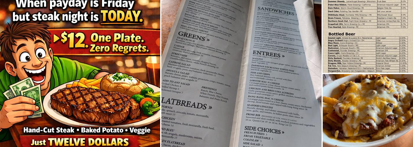 Streetside Grille Menu