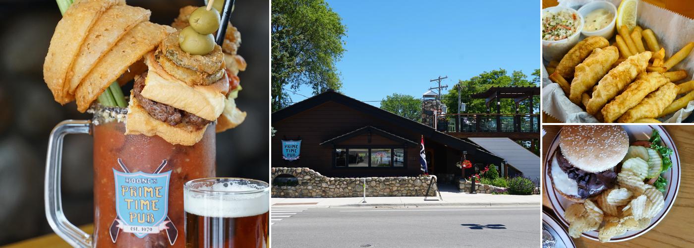 Boone's Prime Time Pub Menu
