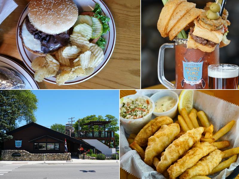 Boone's Prime Time Pub Menu