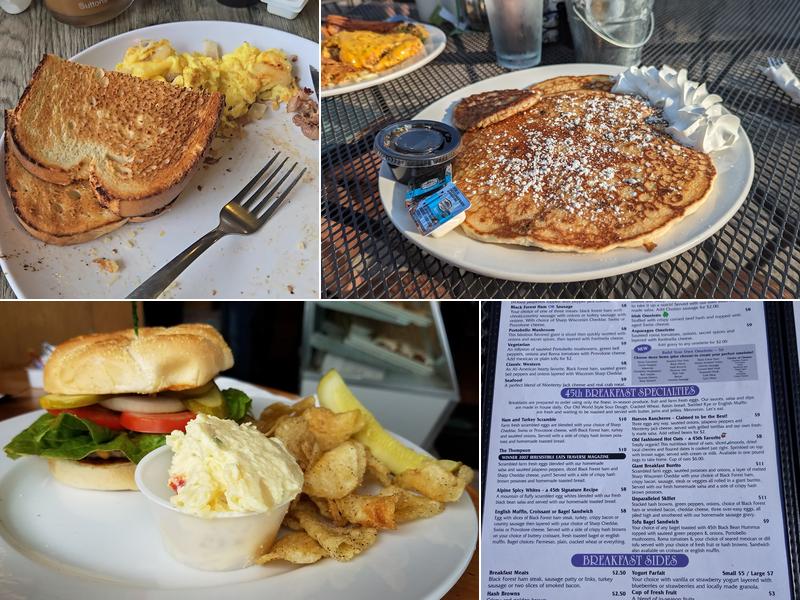 45th Parallel Cafe Menu