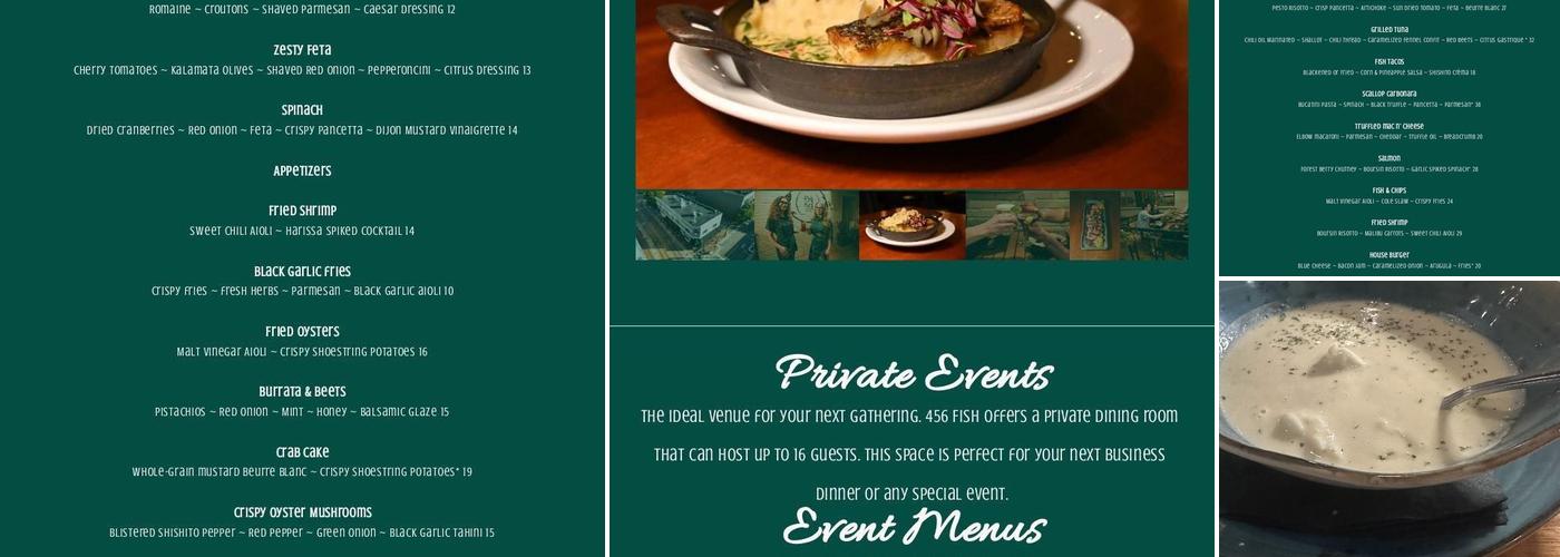 4 5 6 Fish Menu