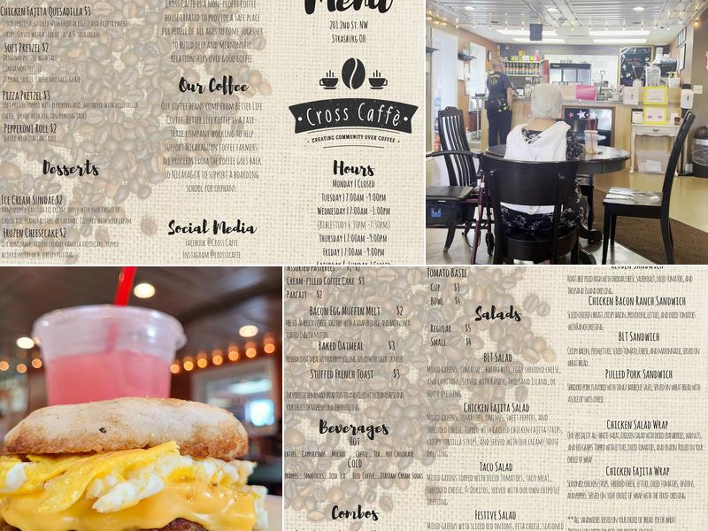 Cross Caffe Menu