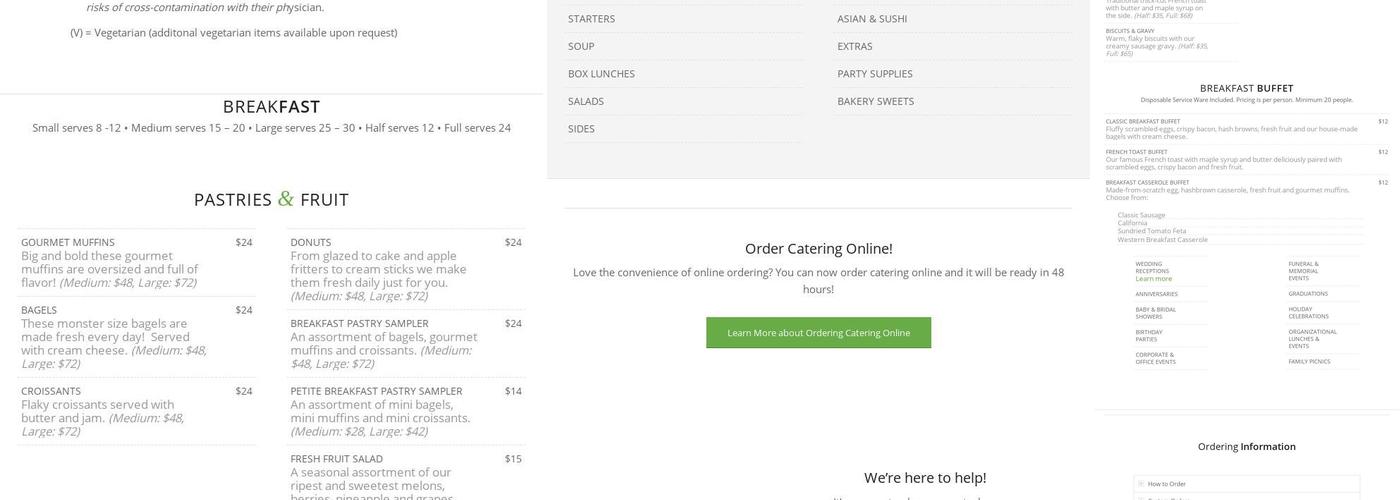 Buehler's Towne Market Menu