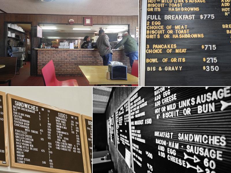 Chuck's Dairy Bar Menu