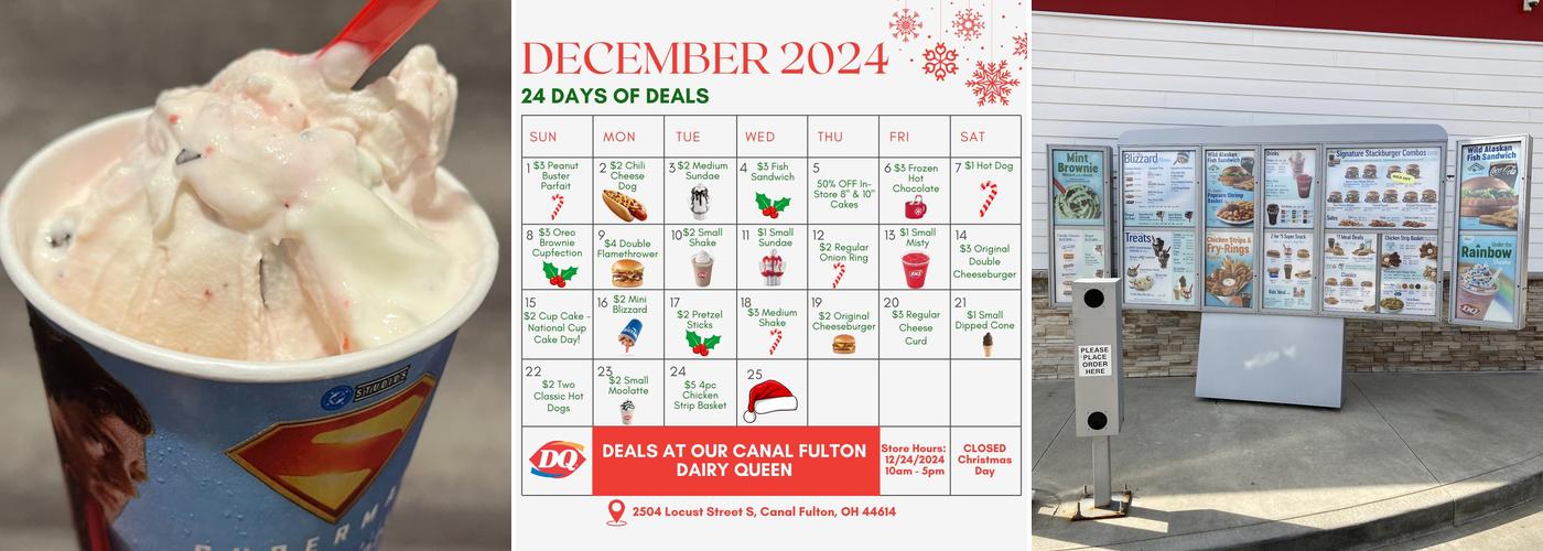 Dairy Queen Menu