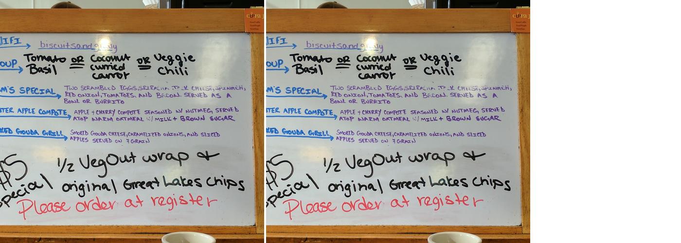 Cuppa Joe Westside Menu