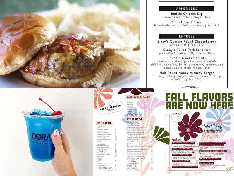 TJ’s Restaurant Menu