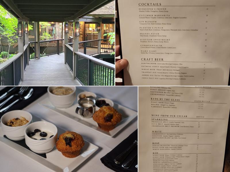 Tarragon at The Inn at Honey Run Menu