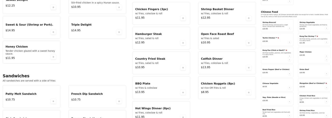 Little Kitchen Menu