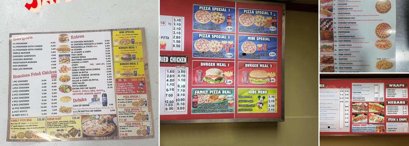 Perfect Charcoal Grill Leiston Menu