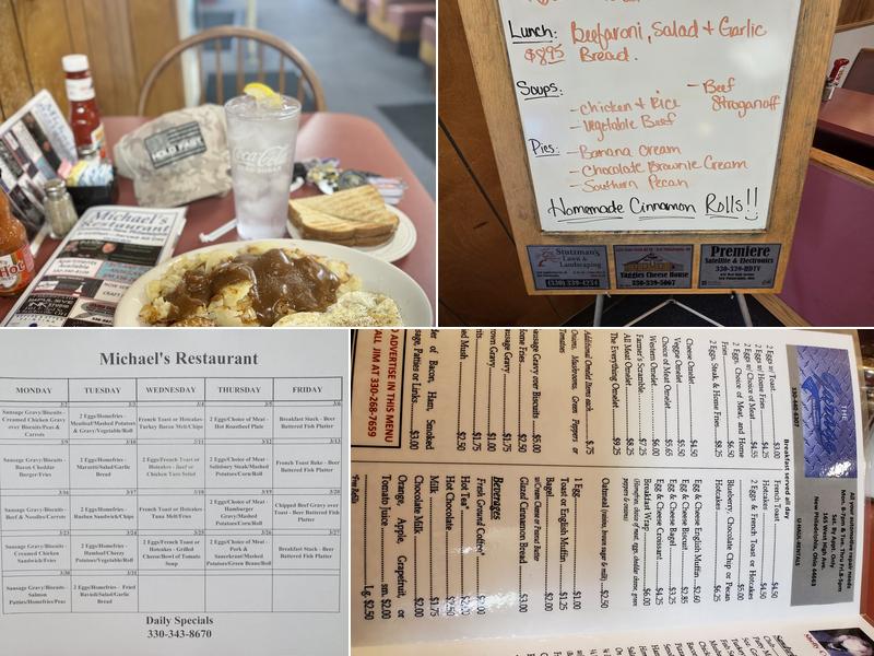 Michael's Restaurant Menu