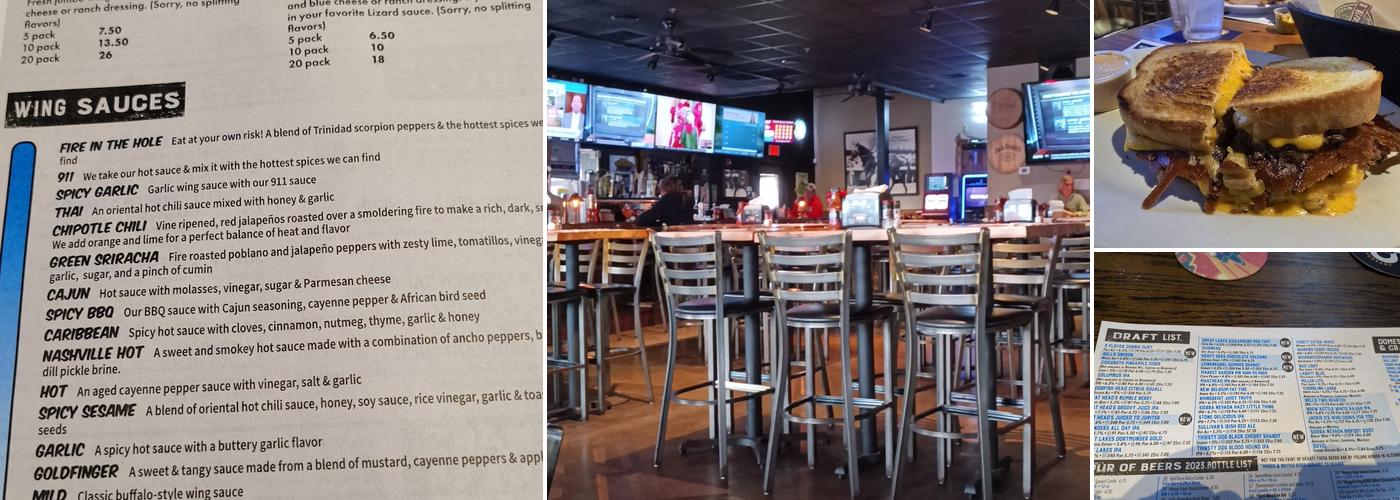 Winking Lizard Copley Menu