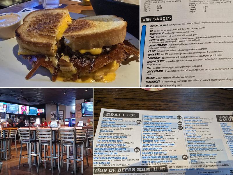 Winking Lizard Copley Menu