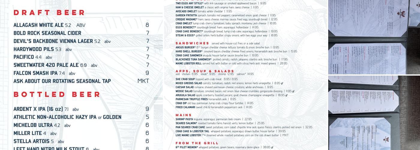 The Hard Shell Menu
