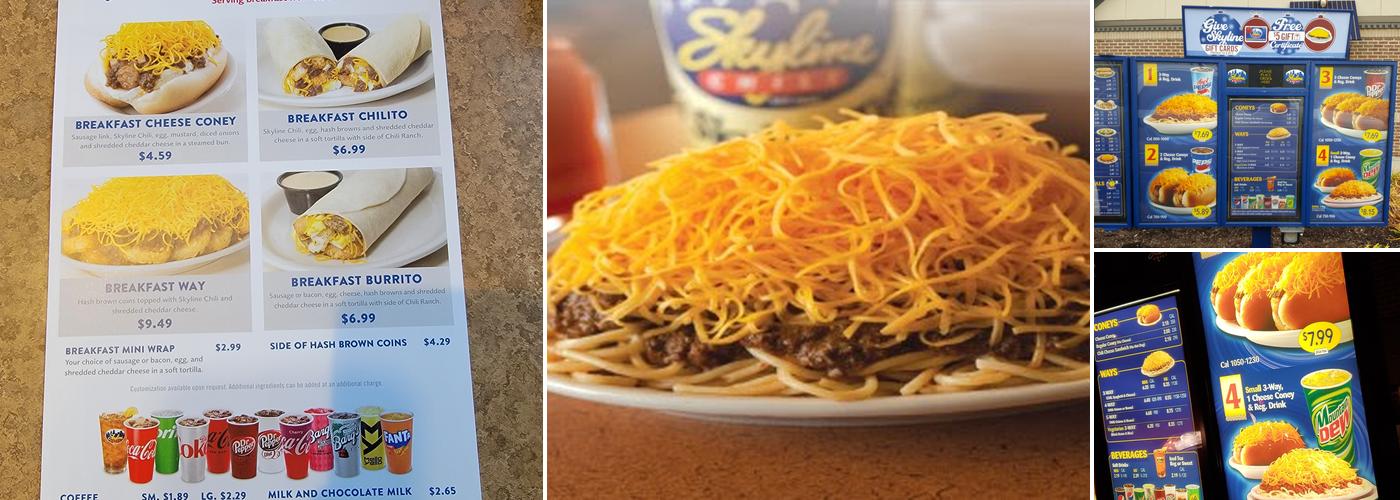 Skyline Chili Menu