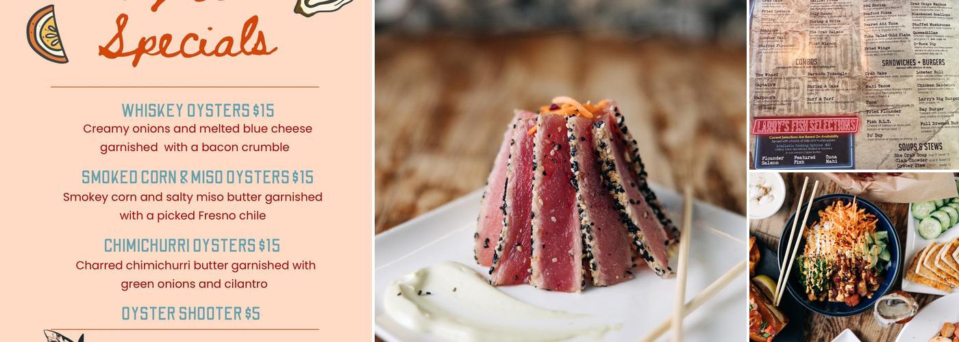 Harpoon Larry's Fish House & Oyster Bar Menu