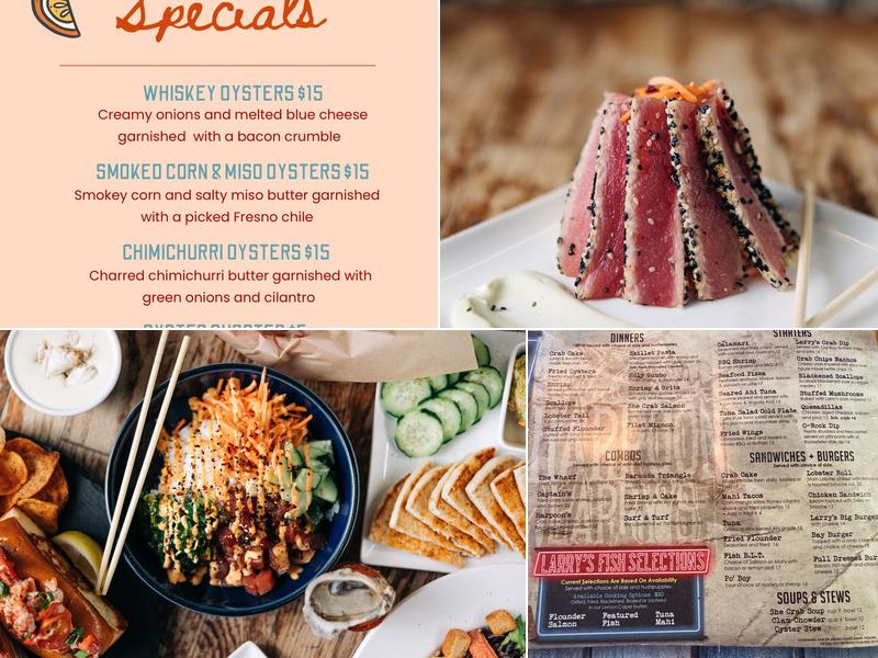 Harpoon Larry's Fish House & Oyster Bar Menu