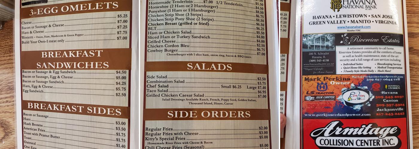 Lunchbox Cafe Menu