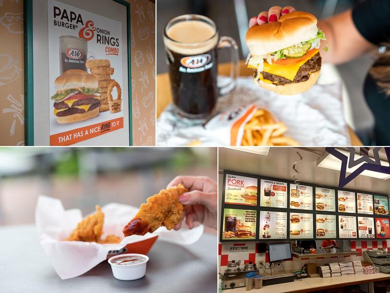A&W Restaurant Menu