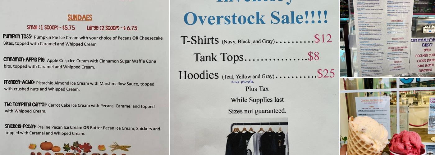 The Cool Spot of Frankfort Menu