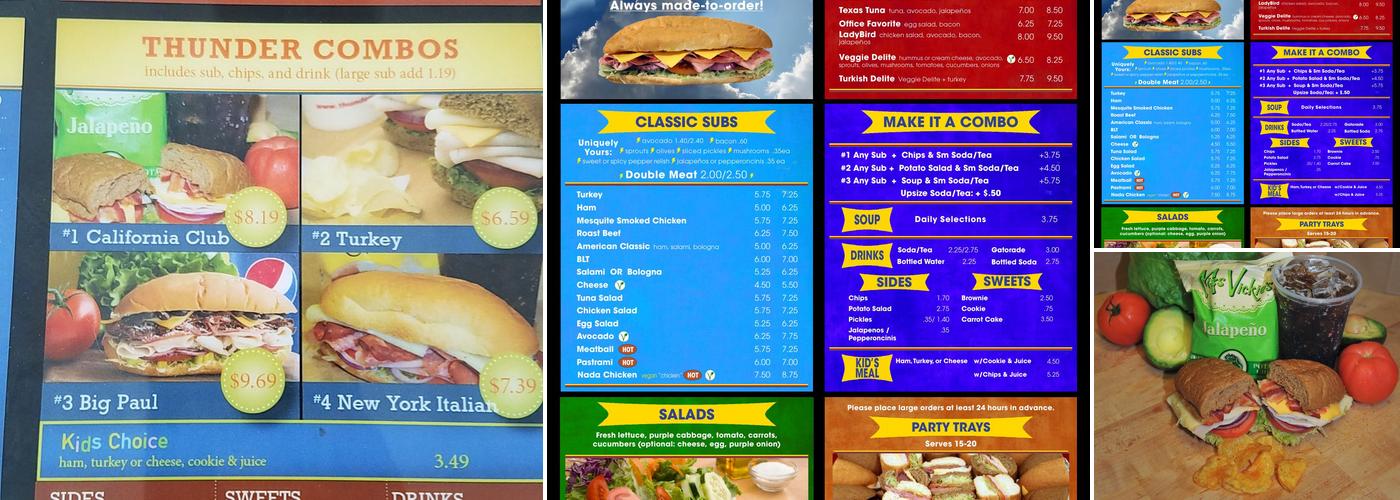 ThunderCloud Subs Menu