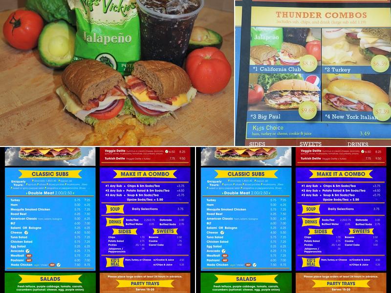 ThunderCloud Subs Menu