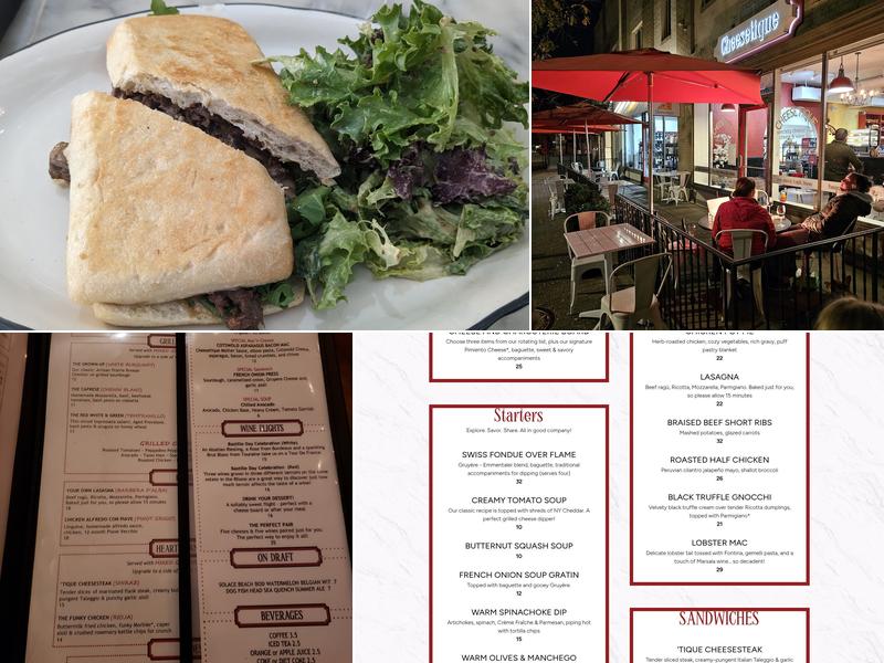 Cheesetique Del Ray Menu