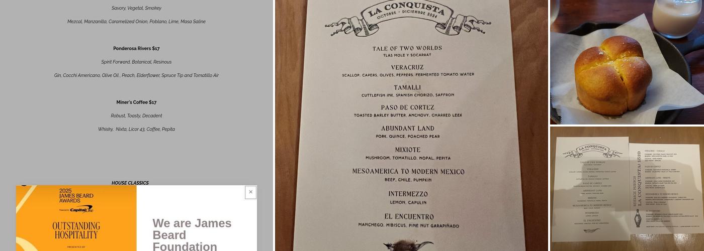 Mixtli Menu