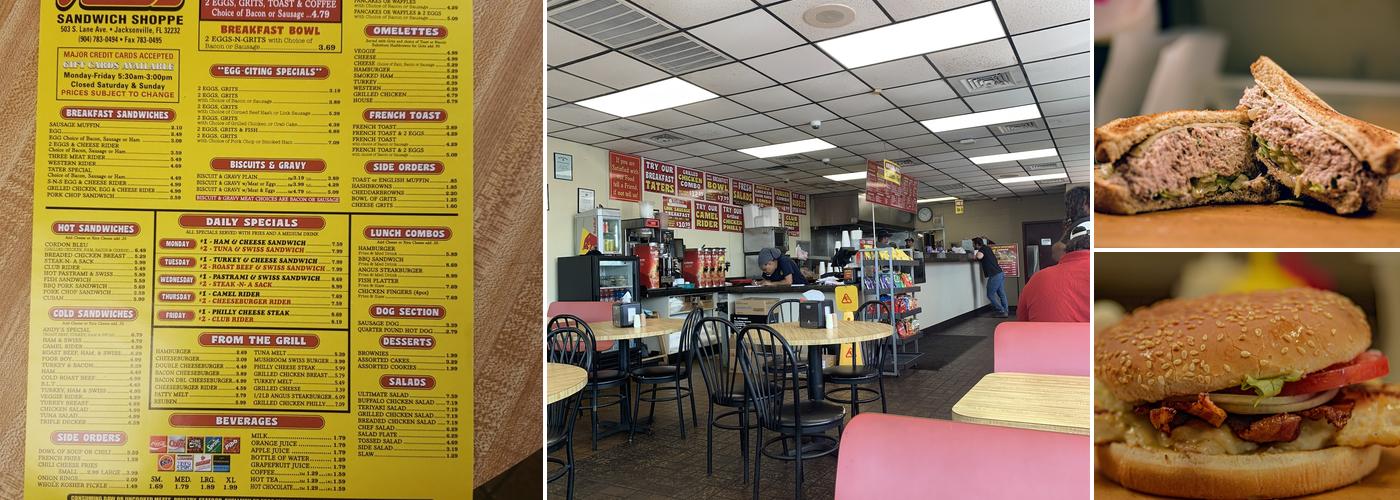 Andy's Sandwich Shoppe Menu