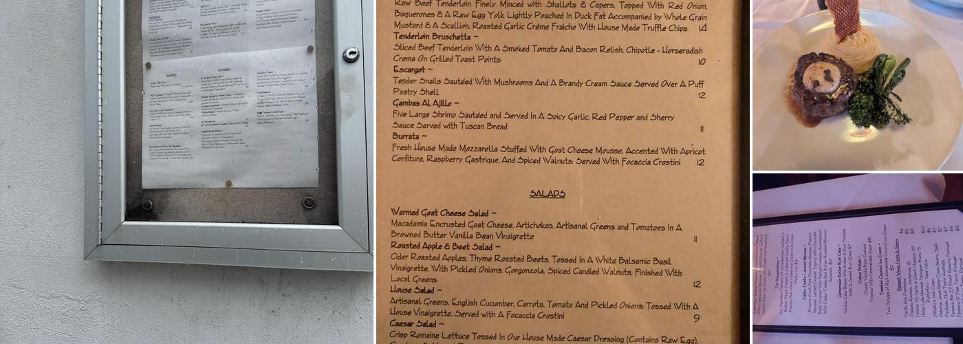 Collage Menu