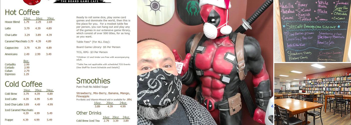 Java Game Haus Cafe Menu