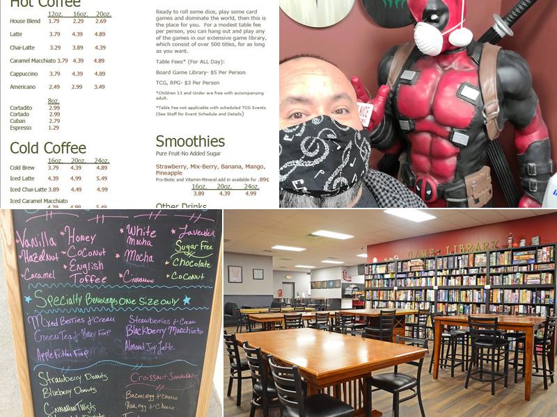 Java Game Haus Cafe Menu