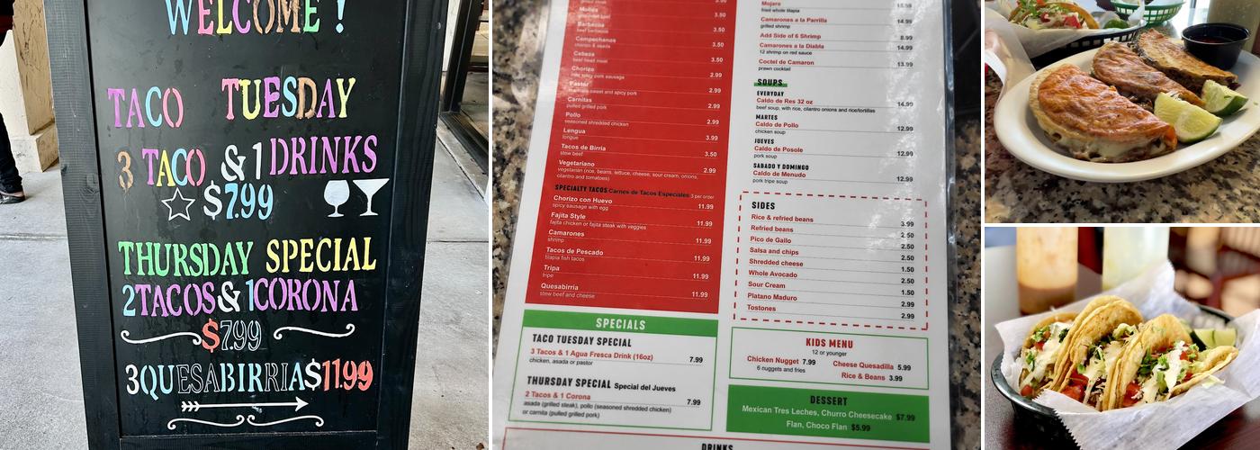 El Castillo Market & Restaurant, Jacksonville Menu, Reviews (285